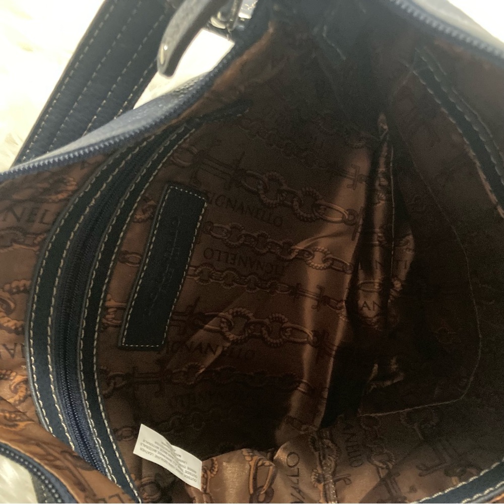 TIGNANELLO 100% LEATHER TRAVEL/EVERY DAY ADJUSTABLE CROSSBODY/SHOULDER B… - Picture 16 of 17
